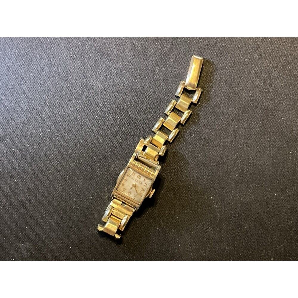 Bulova Vintage 10k Rolled Gold Watch For Parts Only